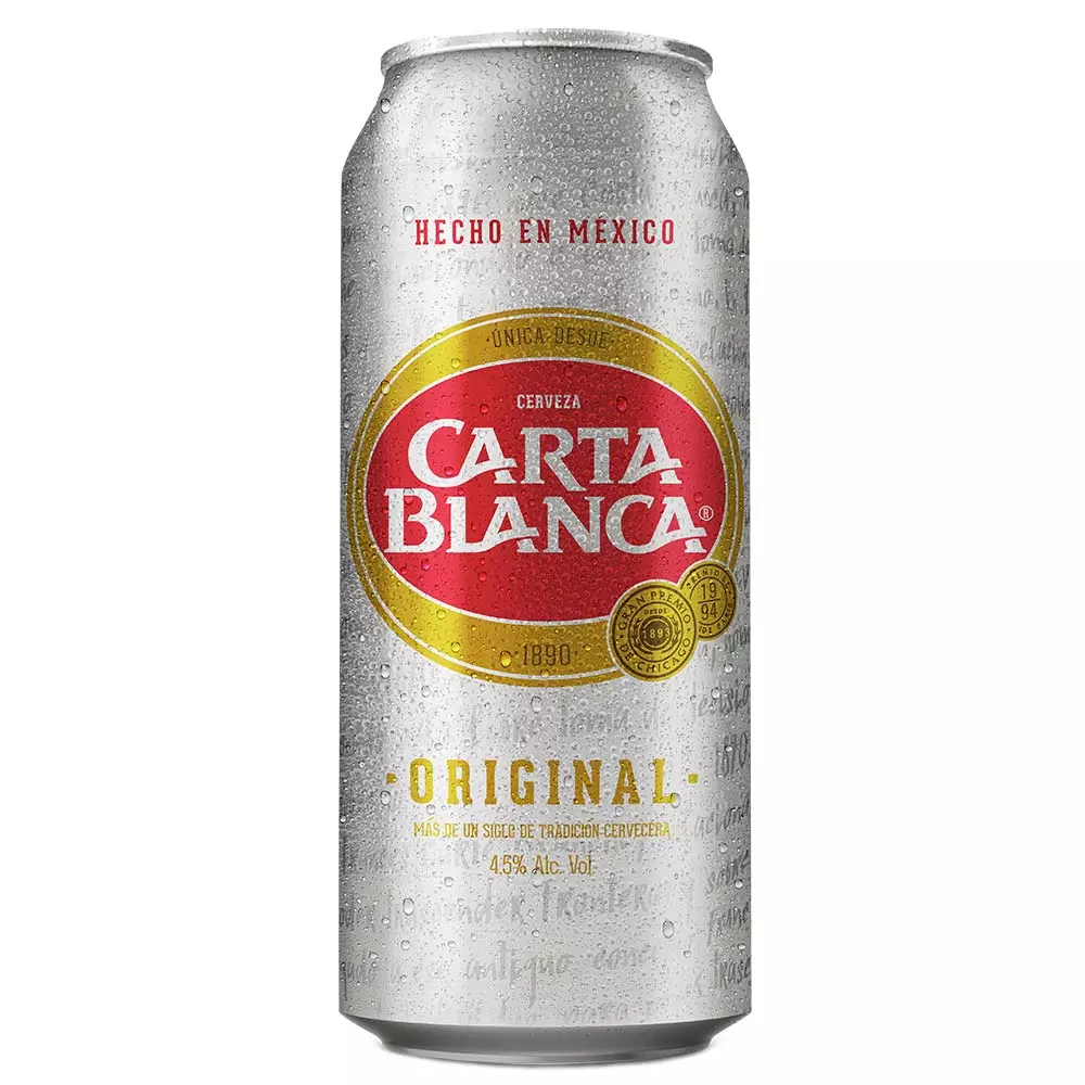 Carta Blanca latón 473 ml
